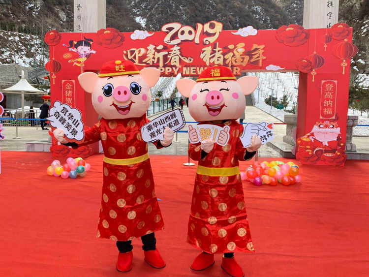 [華山西峰索道] 金豬賀歲?登高納福